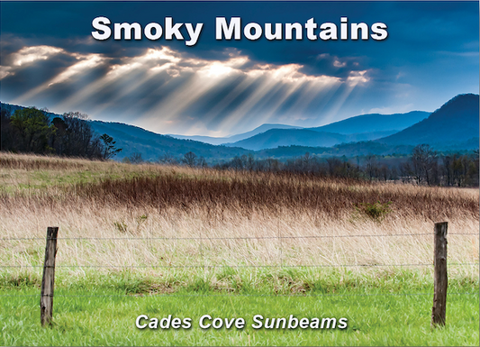 Cades Cove Sunbeams - Great Smoky Mountains Magnet