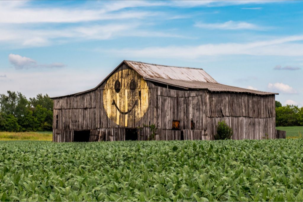 Smiley Face Barn