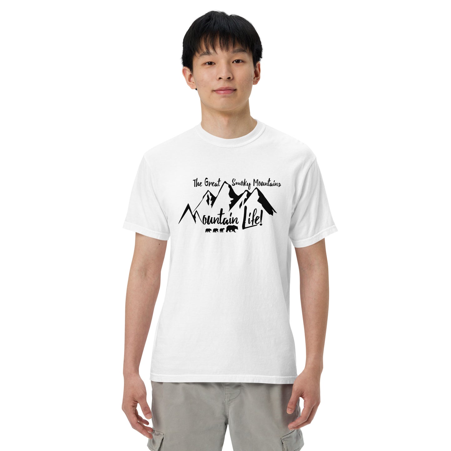 Mountain Life White Comfort Colors T-shirt